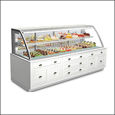 洋菓子冷凍・冷蔵ショーケース